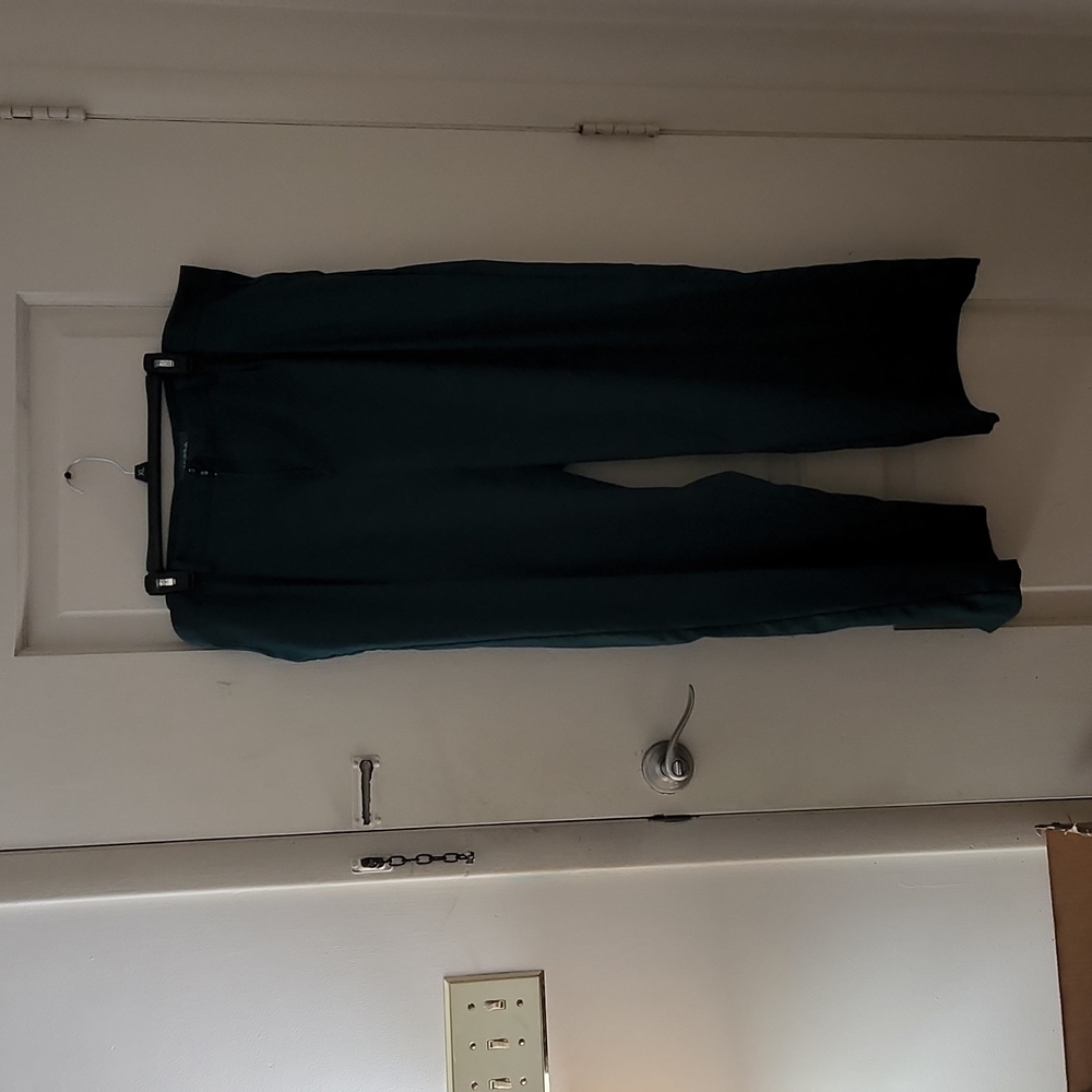 Modcloth Wide Leg Green Dress Pants